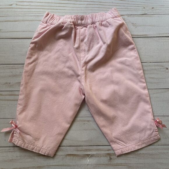 Nannette Baby Girl 2 Piece Bodysuit & Pink Floral Pants Set 0‑3M 100% Cotton - Picture 12 of 13